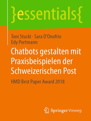 cover image of Chatbots gestalten mit Praxisbeispielen der Schweizerischen Post